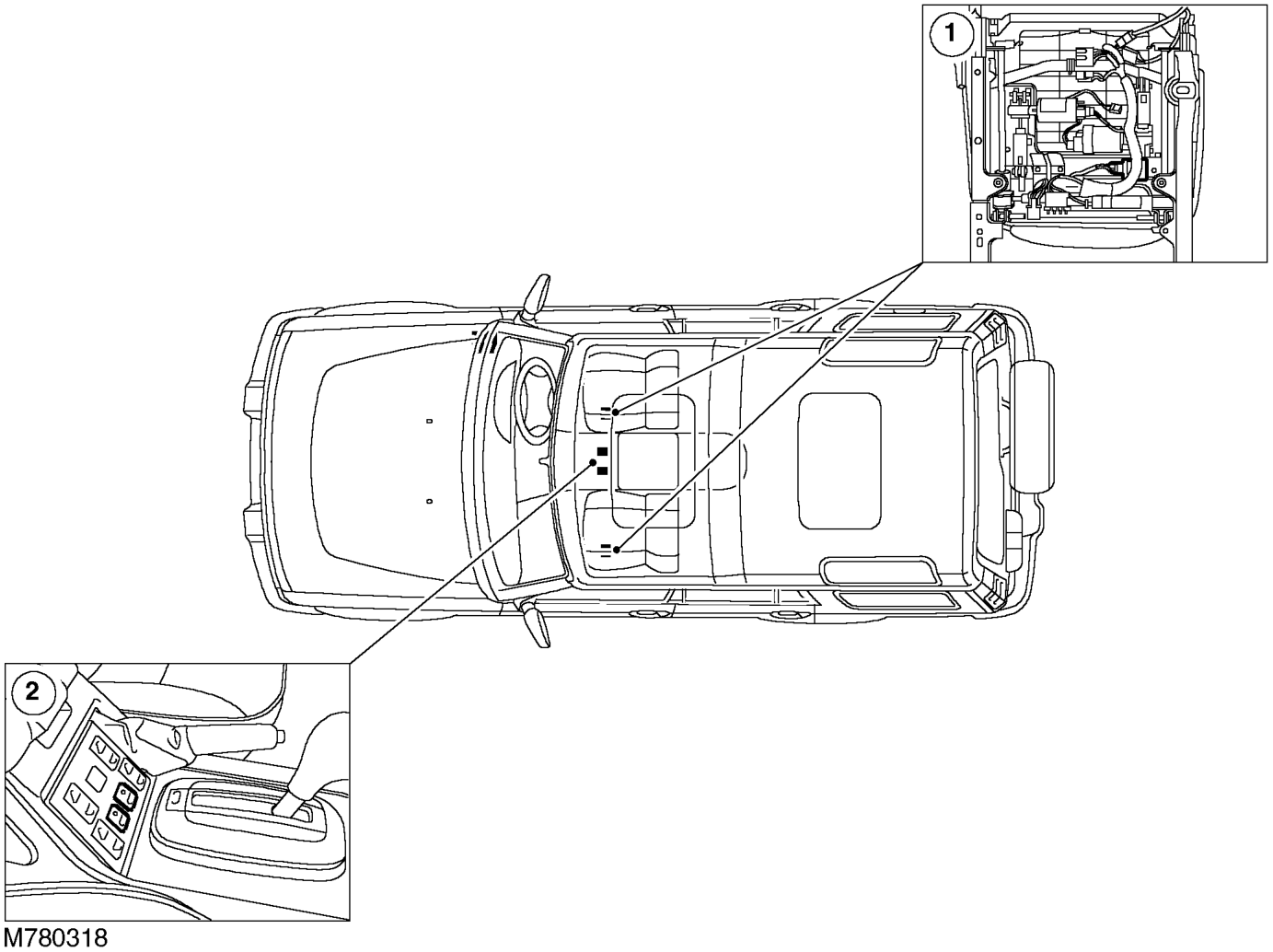 Heated seat component location – DESCRIPTION AND OPERATION