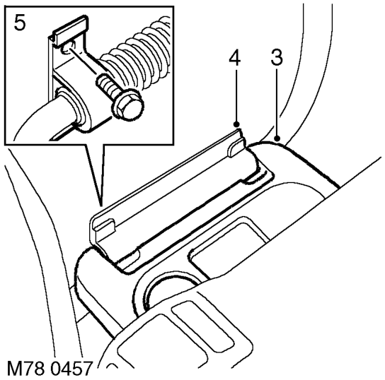 Seat - third row – Position third row seat in deployed position.