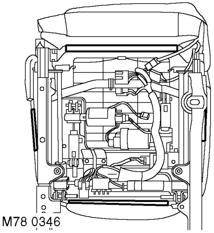 Seat - rear cover - cushion - front seat – Remove trim casing.