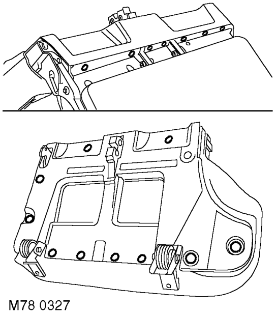 Remove remove – Remove rear seat. SEATS, REPAIRS, Seat - rear.