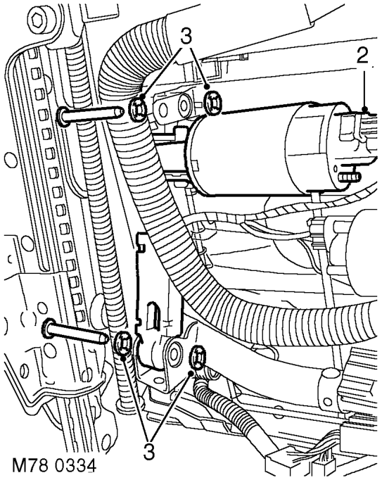 Motor - rise and fall - front seat – Remove front seat.  SEATS, REPAIRS, Seat - front.