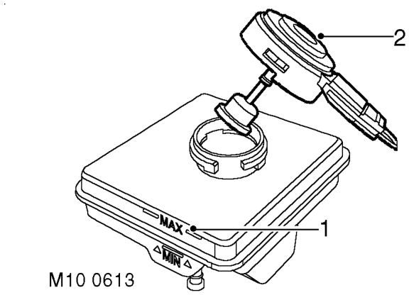Check/top-up — pas/ace reservoirs – Replace auxiliary drive belt.  CHARGING AND STARTING, REPAIRS, Belt - auxiliary drive.