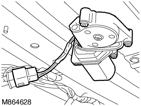 Front sunroof motor and microswitch