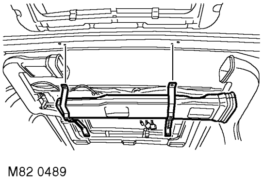 Sunroof - rear – Remove sunroof motor.  SUNROOF, REPAIRS, Motor - sunroof.