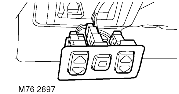 Switch pack - sunroof – $% 76.84.44