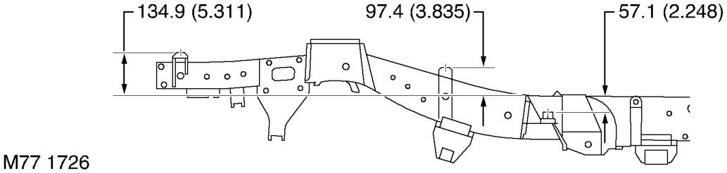Side view – CHASSIS AND BODY DIMENSIONSCHASSIS DIMENSIONS