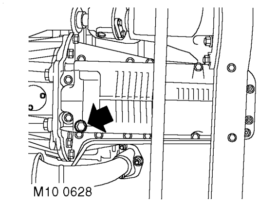 Replace – Clean area around oil drain plug.