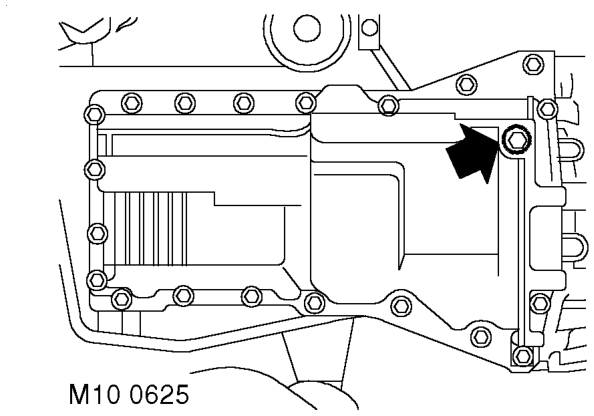 Replace – Clean area around drain plug.