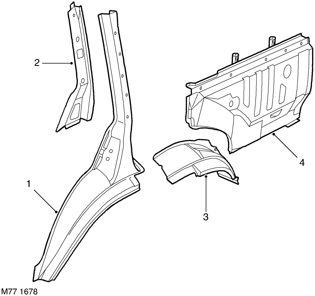 'd'-post assembly