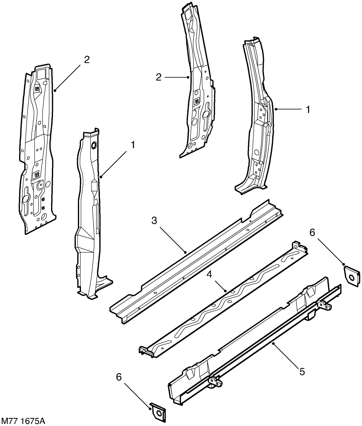 Rear end panels