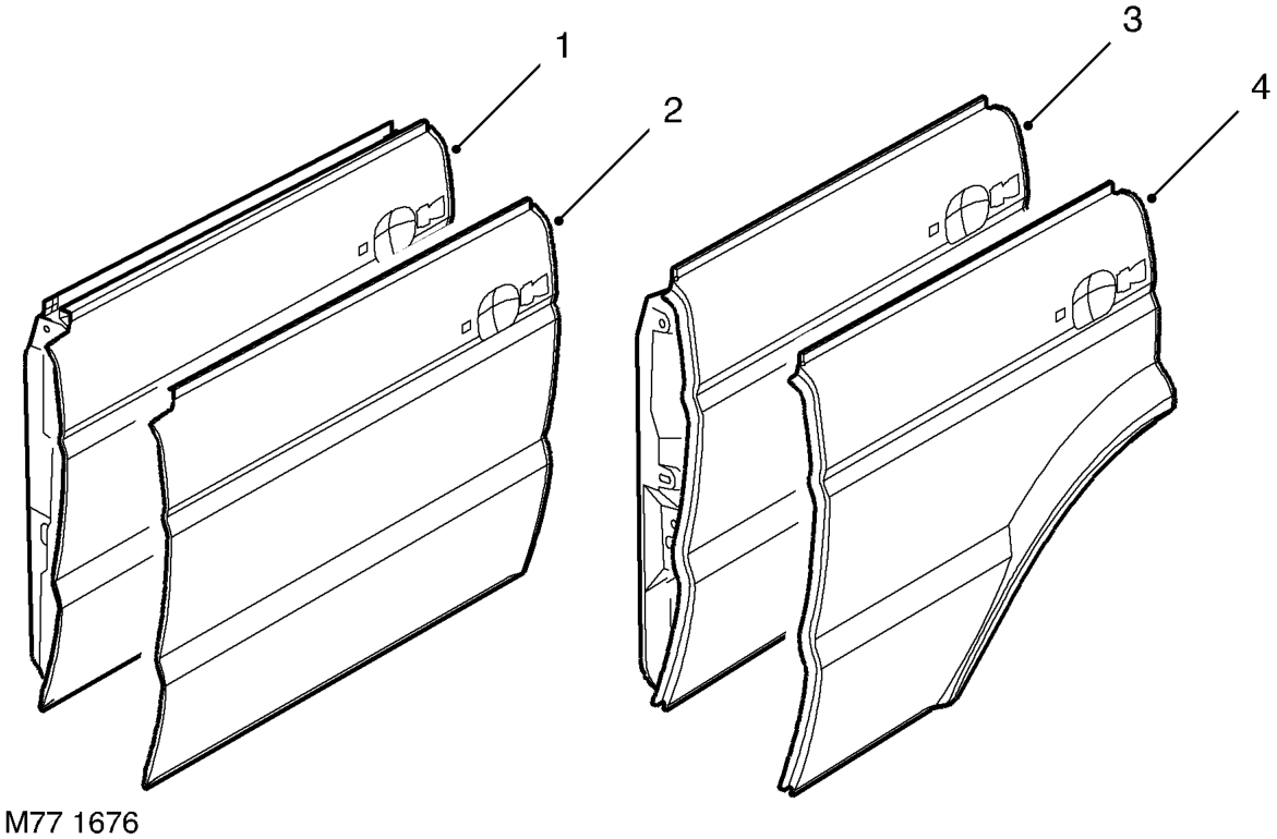 Front and rear doors