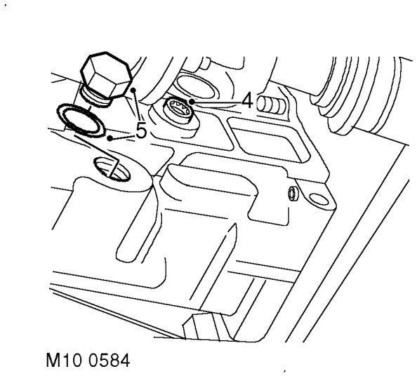 Replace oil – Clean area around oil filler/level and drain plugs.