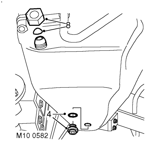 Replace oil – Clean area around oil filler/level and drain plugs.