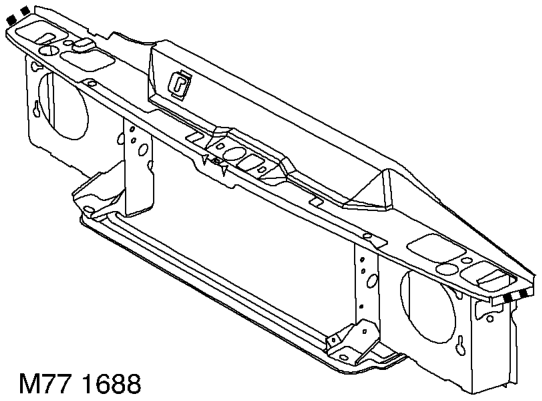 Repair – Remove centre braces.