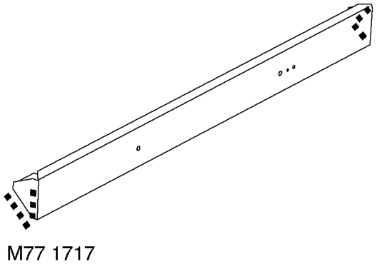 Repair – Remove sill outer assembly.  PANEL REPAIRS, REPAIRS, Sill outer assembly.