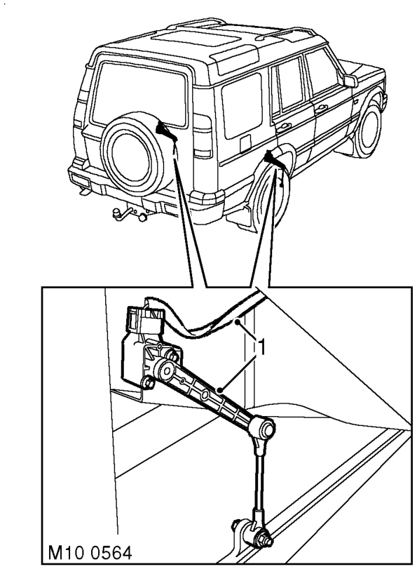 Front and rear axle suspension links