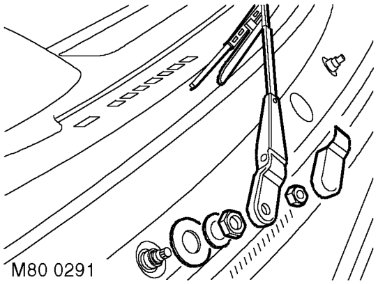 Remove remove – Remove both windscreen side finishers.  EXTERIOR FITTINGS, REPAIRS, Side finisher - winds