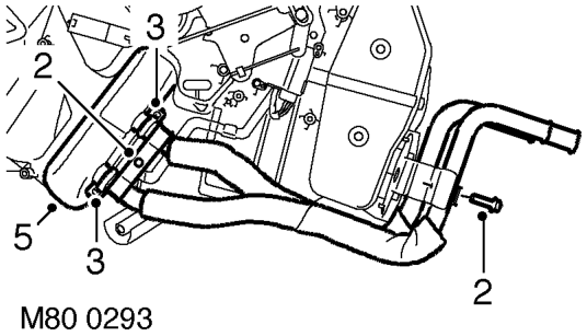 Heater matrix – Remove heater assembly.  HEATING AND VENTILATION, REPAIRS, Heater assembly - models with 