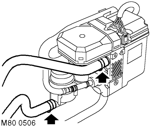 Position container to collect spillage.