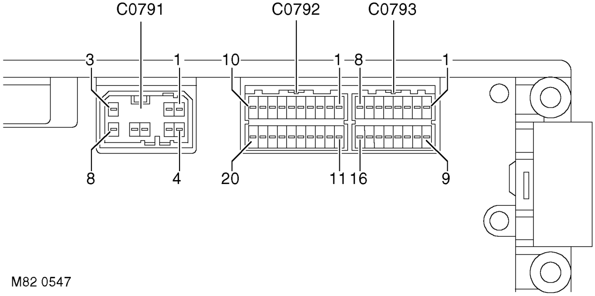 Atc ecu connectors – Inputs from sensors and the control panel switches are processed by the ATC ECU, which the