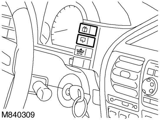 Rear wiper – Rear wiper switch