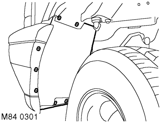 Pump - washer - screen and headlamp – Headlamp washer pump: Remove front bumper.  EXTERIOR FITTINGS, REPAIRS, Bumper assembly -