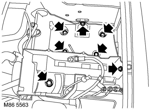 Remove remove – Diesel models: Remove screw securing ECM, release ECM and position aside.