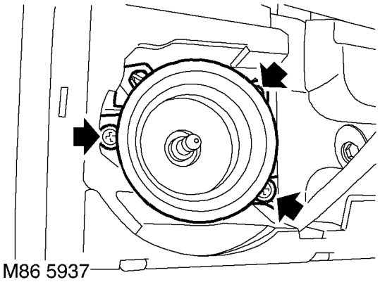 Lamp - front fog from 03my – Remove the front bumper finisher.  EXTERIOR FITTINGS, REPAIRS, Trim finisher - bumper - f