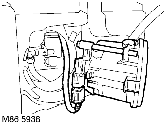 Lamp - front fog from 03my – 2. Remove 3 screws securing the fog lamp to the bumper.