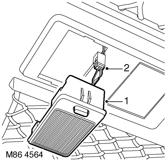 Lamp - interior - rear – $% 86.45.18