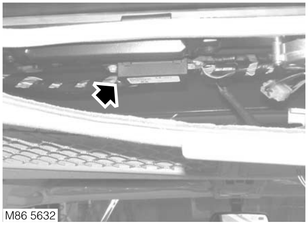 Remove remove – Release sunroof switch and remove screw securing headlining.