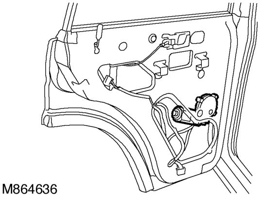 Rear window motors