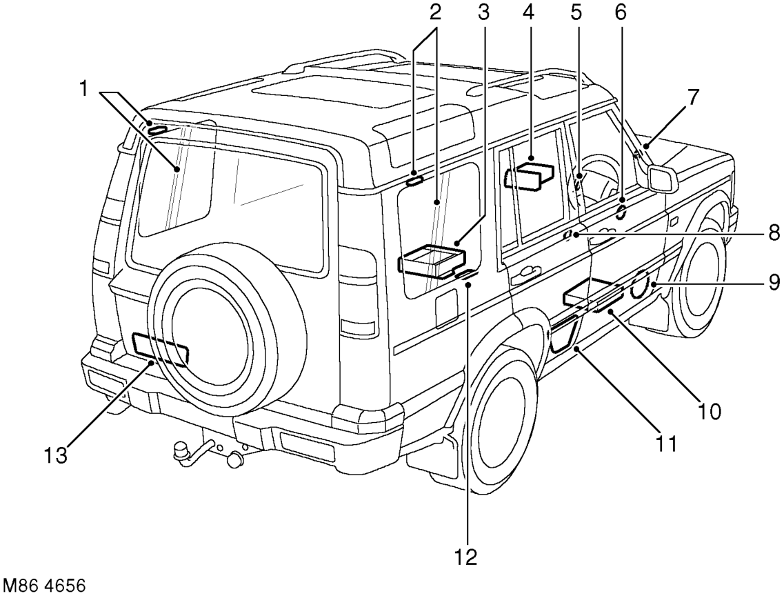 Ice system component layout – IN CAR ENTERTAINMENTDESCRIPTION AND OPERATION