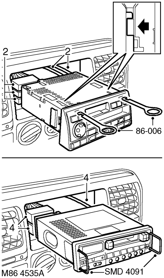 Radio cassette player – $% 86.50.03