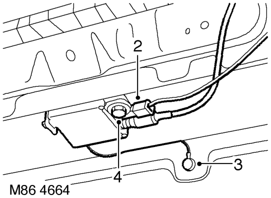 Amplifier - aerial – Remove rear quarter upper trim casing.  INTERIOR TRIM COMPONENTS, REPAIRS, Trim casing - 