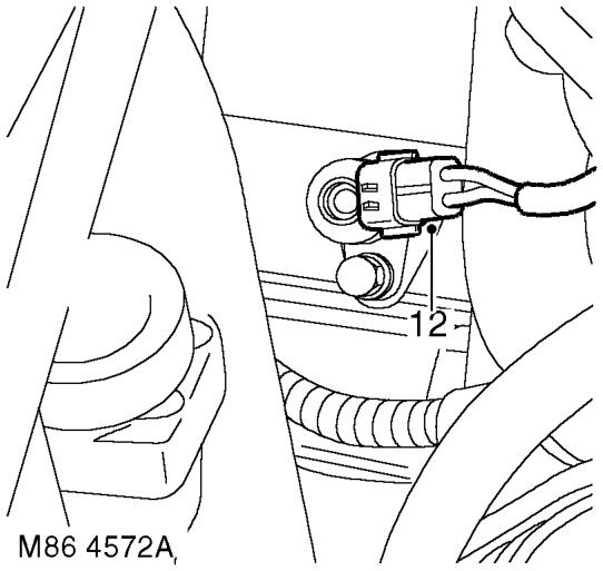 Disconnect Lucar from starter solenoid.