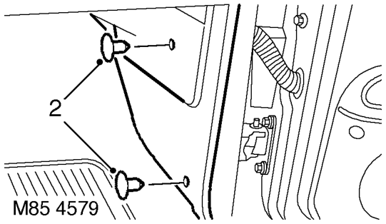 Harness - main – Remove heater assembly.  HEATING AND VENTILATION, REPAIRS, Heater assembly - models with 