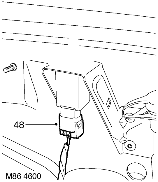 Pull harness into engine bay.
