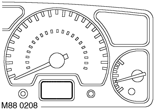 Lcd odometer/trip meter