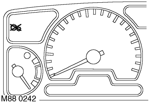 Transfer box neutral warning lamp