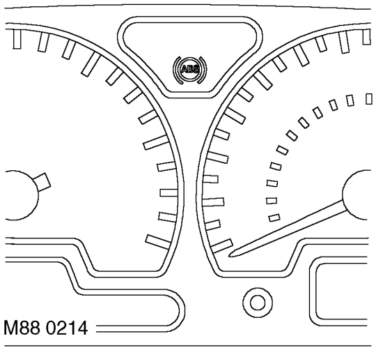 Anti-lock brake system (abs) warning lamp
