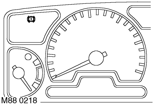 Brake system warning lamp
