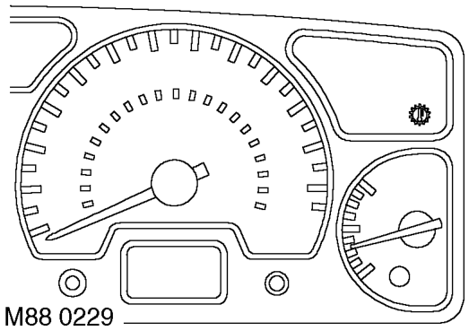 Transmission high temperature warning lamp