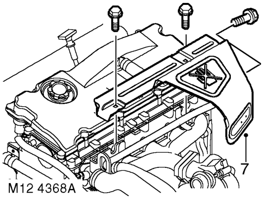 Gasket - cylinder head – Remove cooling fan coupling.  COOLING SYSTEM - Td5, REPAIRS, Fan - viscous.