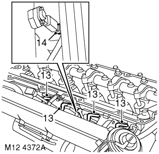 Disconnect fuel hose from connector block on