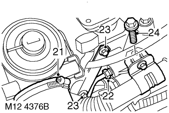 secure to connector block on cylinder head. This is to prevent contamination of the fuel i