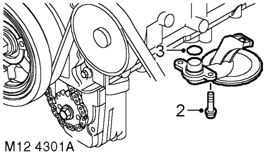 Remove remove – Remove sump gasket.  ENGINE - Td5, REPAIRS, Gasket - sump.