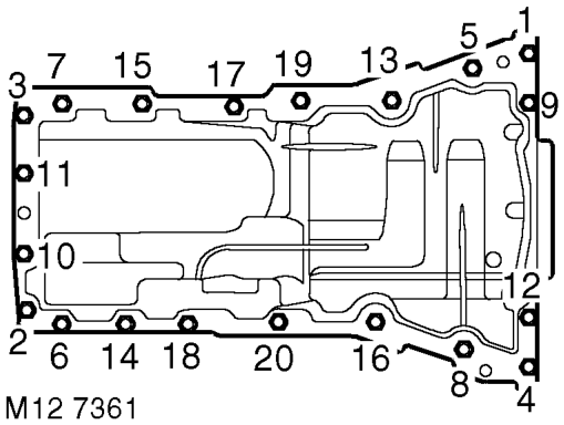 Gasket - sump – Remove 2 bolts securing centrifuge drain pipe to sump and discard gasket.