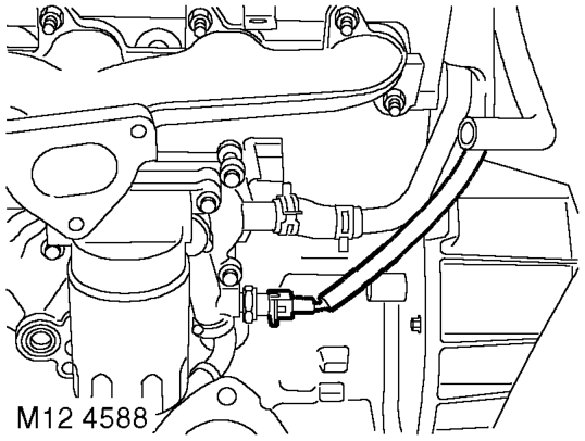 Remove remove – Remove 3 bolts and remove exhaust manifold heat shield.