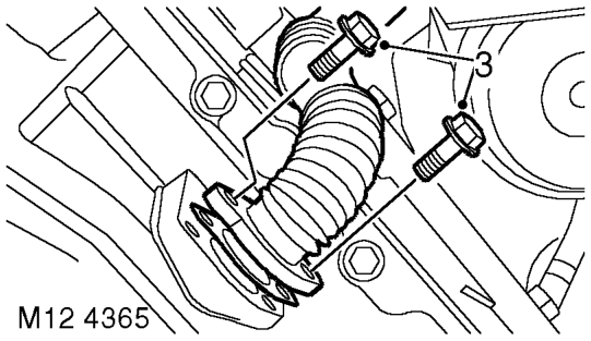 Remove fixings and remove underbelly panel.